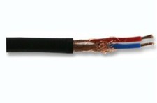 Microphone Cable 2 Core Screened  7/0.20mm  Black