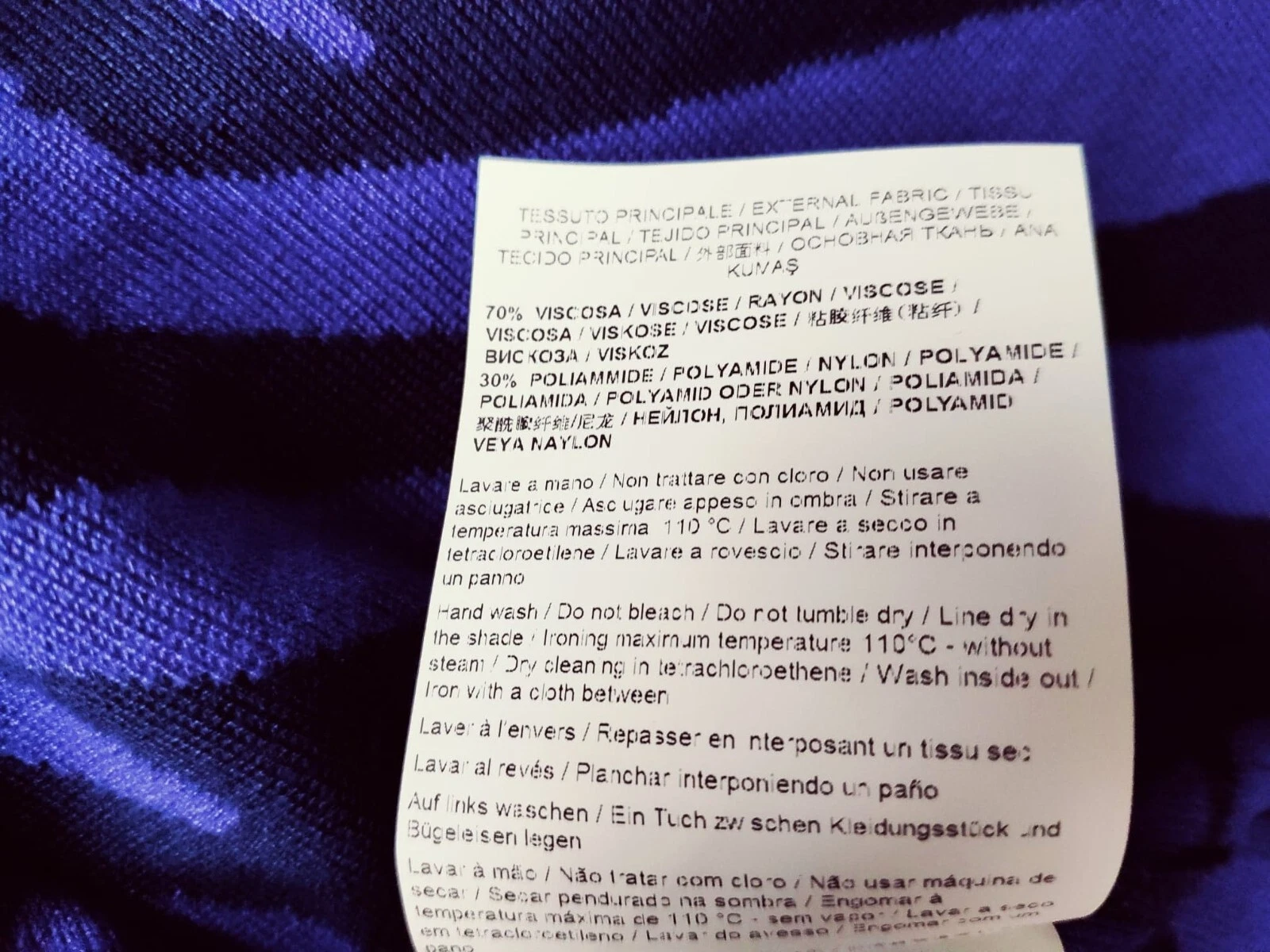 Abito Versace Jeans Filato Soverato in maglia zip intera 2 tasche frontali