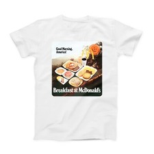1970s Mcdonalds Breakfast T Shirt  Adult  Youth  Toddler T06
