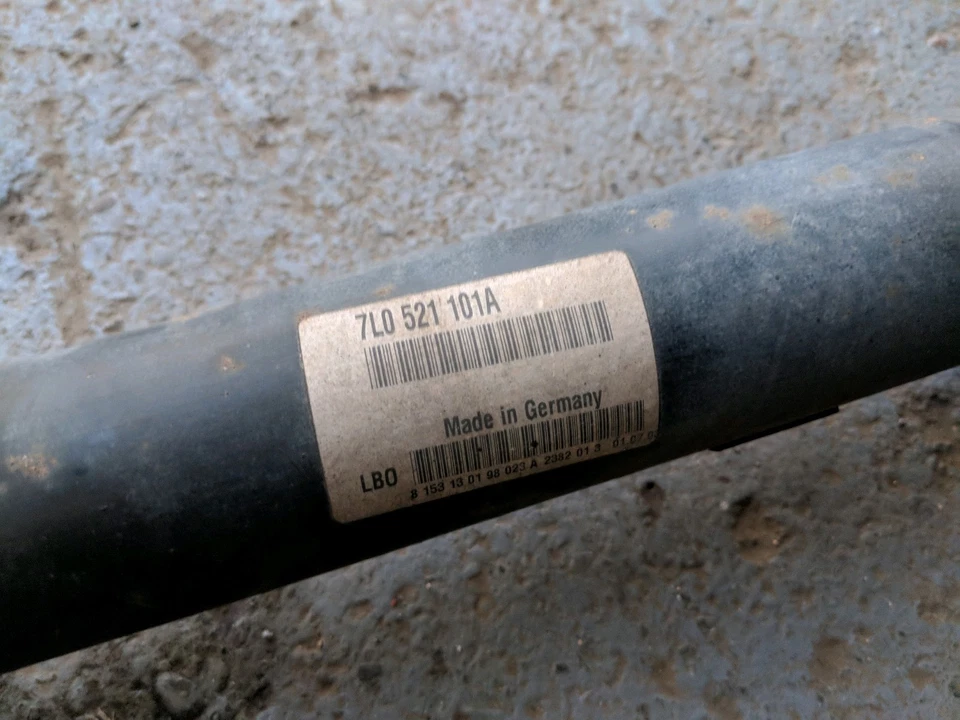 PORSCHE CAYENNE 4.5 PROPSHAFT DRIVE SHAFT FRONT 7L0521101A - Image 2 of 2