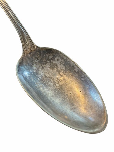 Rogers & Bro Roman Pattern Large Spoon A1 1865 7” Soup Spoon - Picture 4 of 7