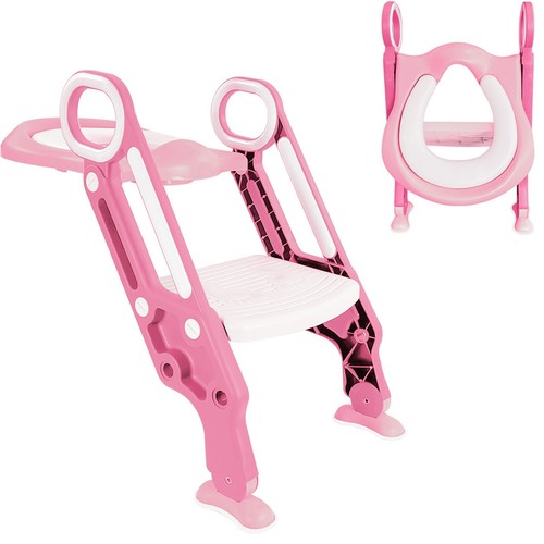 SAFETY POTTY BABY TODDLER TRAINING TOILET SEAT STEP LADDER LOO TRAINER - Picture 7 of 10