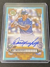 SP 2022 Topps GQ Gypsy Queen DALE MURPHY on card AUTO Blue Parallel /99 Braves