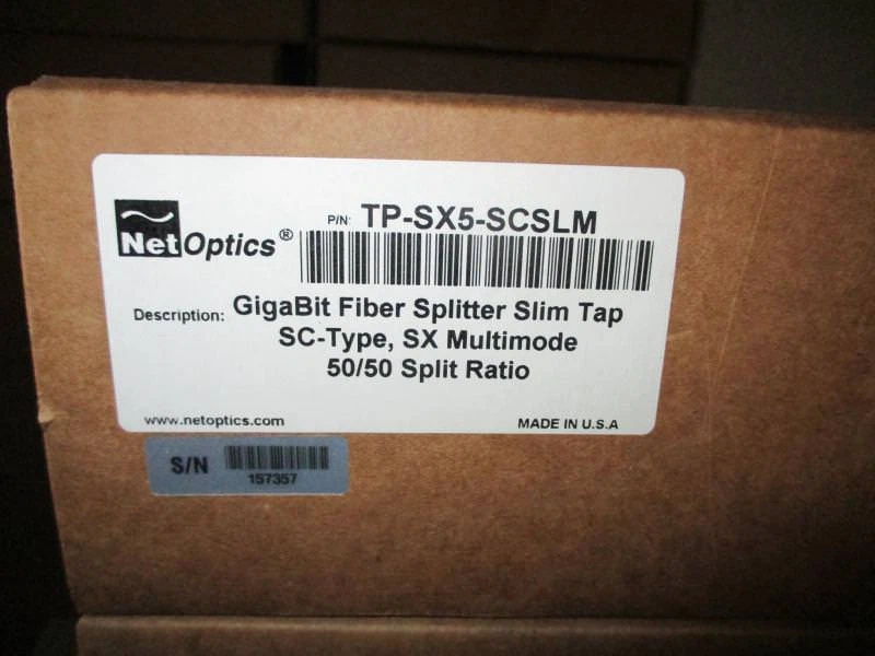Net Optics TP-SX5-SCSLM 1 Gigabit 1gb Fiber Slim Tap  (VERY FAST SHIPMENT) - Image 2 of 2