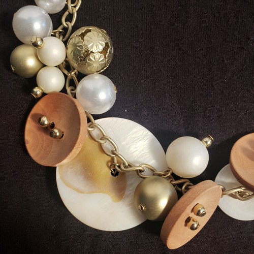 Vintage Abstract Chunky Necklace and Earring Set - Afbeelding 5 van 10