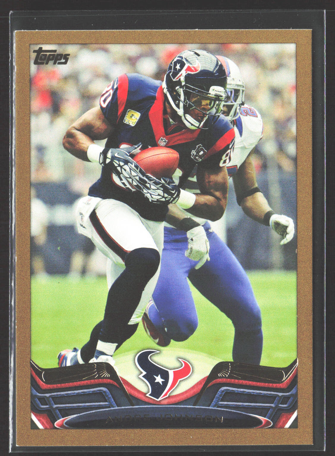Andre Johnson 2013 Topps Gold #410 SN #/2013 Houston Texans
