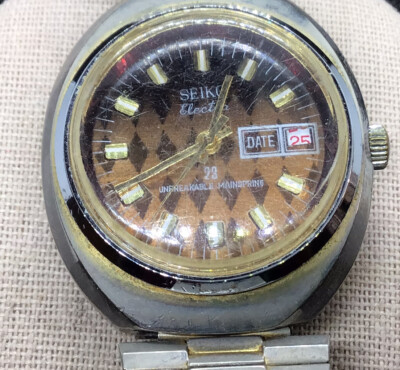 Vintage Mens Seiko Electra 23 Wrist Watch 
