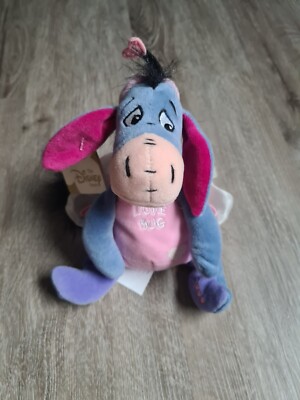Love Bug Eeyore I-aah Beanbag Disney Store 2000