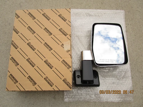 FITS: 88-90 TOYOTA LAND CRUISER BJ62 FRONT PASSENGER RIGHT SIDE DOOR MIRROR NEW