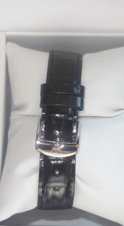 Reloj Yonger and Bresson Ligne Intemporel Cristal Cuero DCC 1484/31 Nuevo Foto 3 de 4