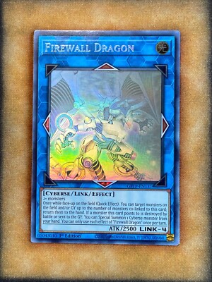 Yugioh Firewall Dragon GFTP-EN131 Ghost Rare Alt Art 1st Ed NM