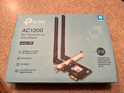 TP-Link Archer T5E AC1200 WiFi Bluetooth 4.2 PCIe Adapter