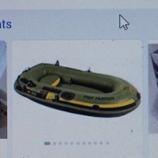 Sevylor HF250 Fish Hunter Inflatable Boat Raft Complete NIB Marlboro Promotion