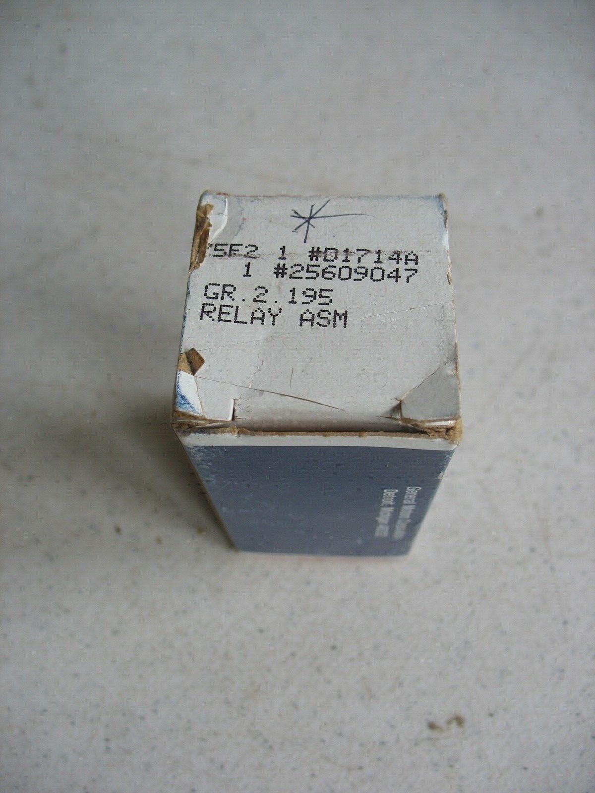 New NOS GM 19851989 Cadilac Blower Motor Temperature Control Relay