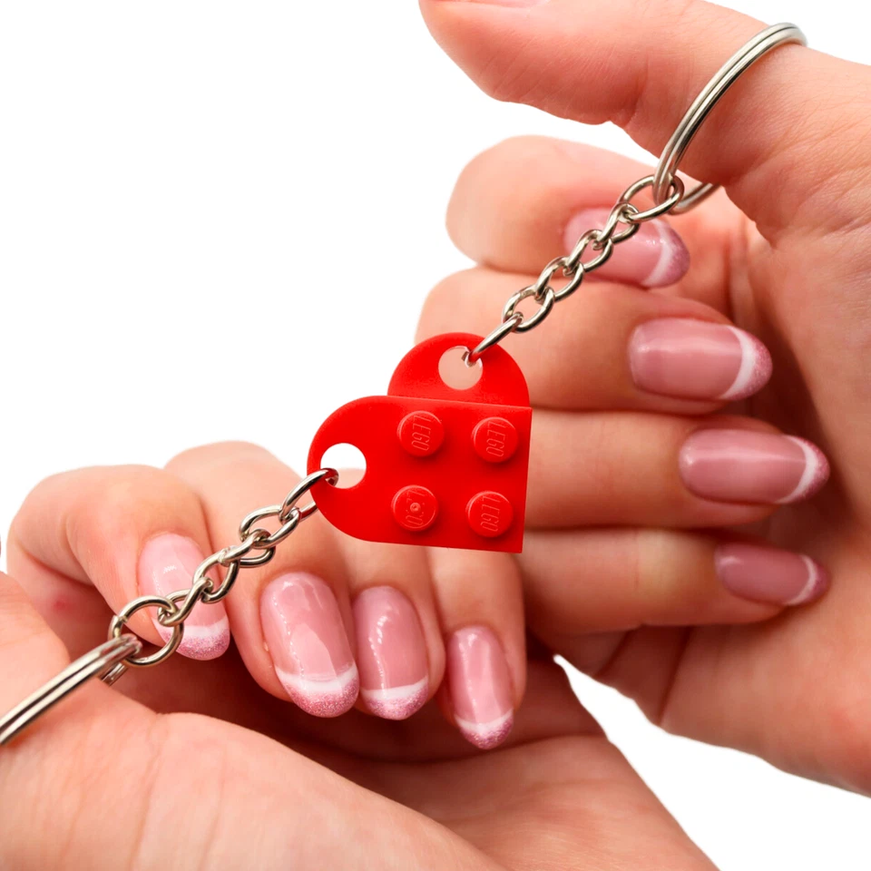 Lovebrick Schlüsselanhänger - Ein Herz-Anhänger aus Lego®-Steinen