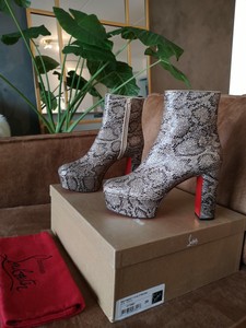louboutin platform ankle boots