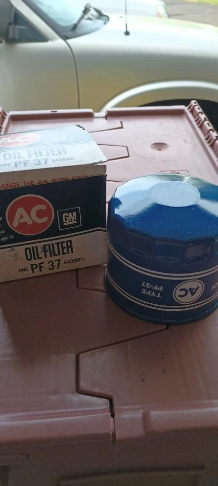 Filtro de aceite AC P-37 1975 Buick Skyhawk Oldsmobile Starfire V6 231 Nuevo de Lote Antiguo - De colección Foto 2 de 3