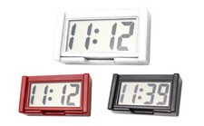 Mini Digital Clock Large Screen Car Clock Dashboard Self Adhesive Clock, Durable