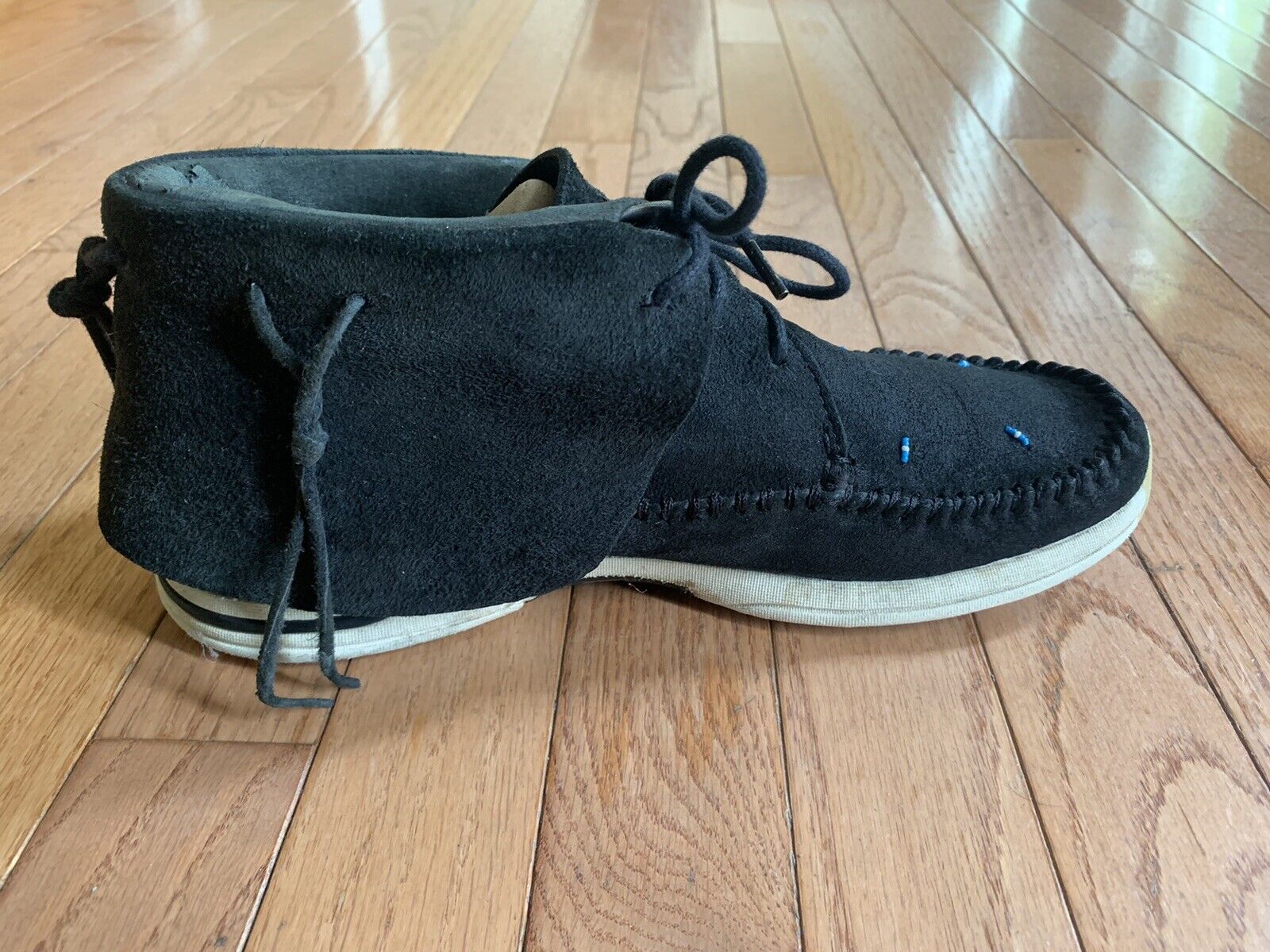 Visvim FBT Shaman Lhamo Folk Mid Black size 9.5 - Gem Visvim FBT Shaman Lhamo Folk Mid Black size 9.5 - Gem