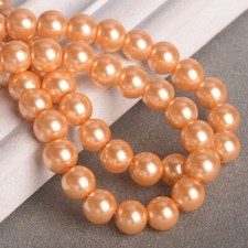 Pearl Glass Round Loose Beads 4mm6mm8mm10mm12mm14mm16mm For Jewelry Making