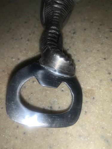 Vtg. Stainless Steel Elephant Bottle Opener Beer Soda Wine Cork Cap - Picture 9 of 13
