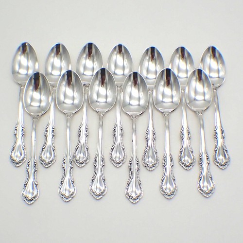 Southern Colonial Demitasse Spoons Set of 13 Fine Arts Sterling Silver