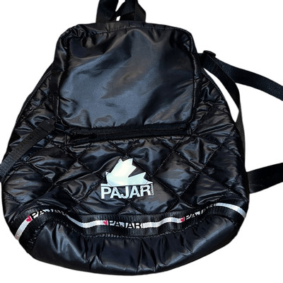 PAJAR CANADA PUFF BACKPACK QUILTED 2 IN 1 CROSS BODY BLACK WATERPROOF
