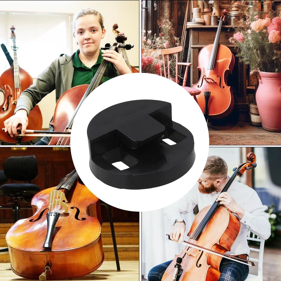 Cello Mute Bass Silencer Viola Banjo Rubber Tone Eliminator Stopper - Image 4 of 4
