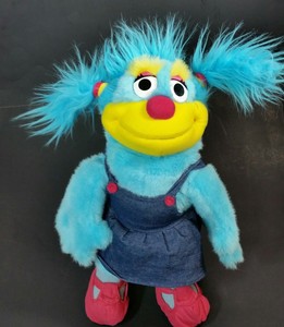 blue monster hand puppet