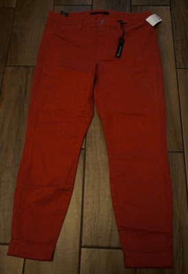 NWT! J Brand Anja Clean Cuffed Cropped Pants - BOSSA NOVA - Sz 31 FREE SHIP!