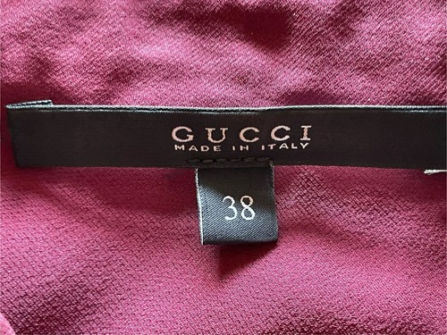 Beautiful soft silk Gucci blouse, in maroon. It. 38 - Picture 3 of 9
