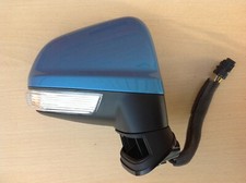 MG3 Mg 3 DOOR WING MIRROR BLUE O/S DRIVERS RIGHT SIDE NEW 2012 - 2018 GENUINE,