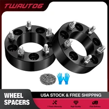 2PC 2 Inch 5x4.75 Wheel spacers 12x1.5 Fits Chevy S10 Camaro Corvette GMC Sonoma