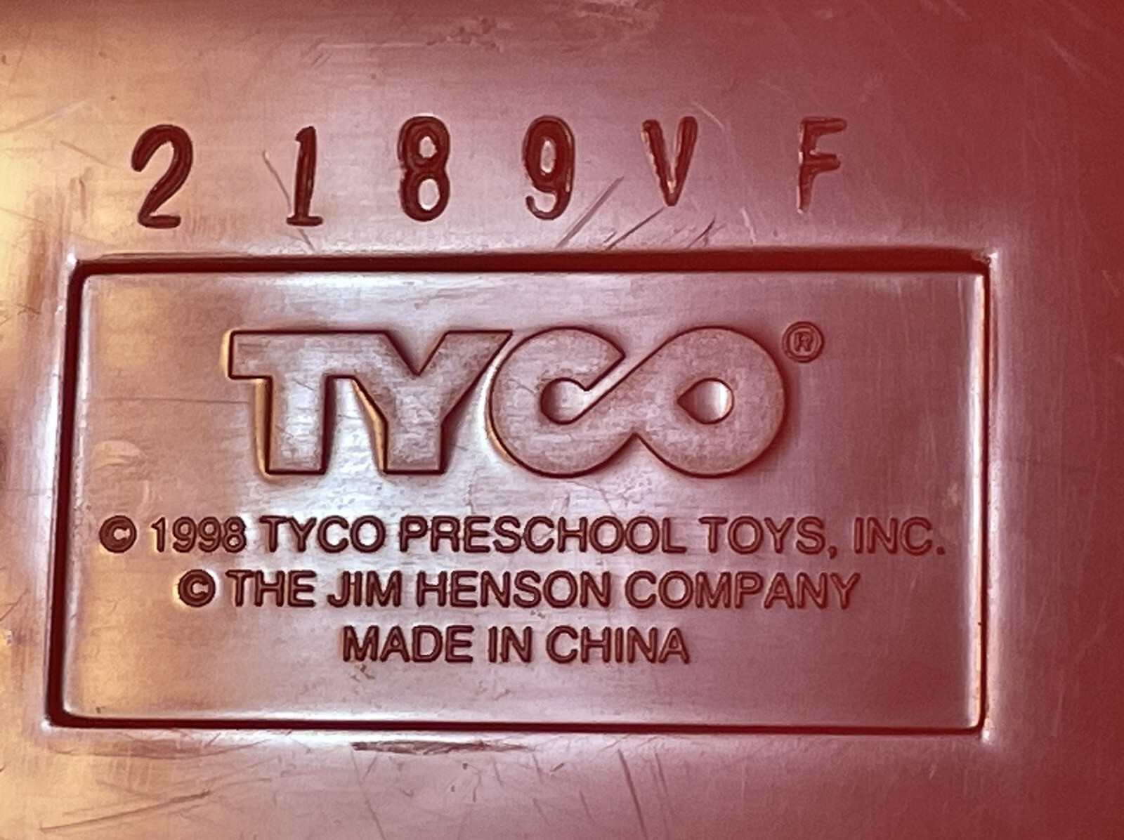 Sesame Street Safari Sounds Big Bird Electronic Preschool Toy 7" 1998 Red TYCO