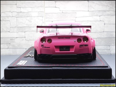1/18 Makeup Eidolon Nissan GTR R35 SRHEMC X LB WORKS GT Wing Pink