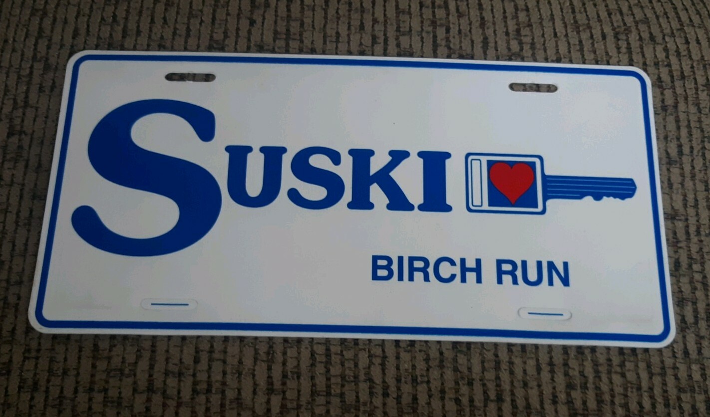 SUSKI BIRCH RUN MICHIGAN GM Chevrolet CHEVY BUICK CAR Dealer License