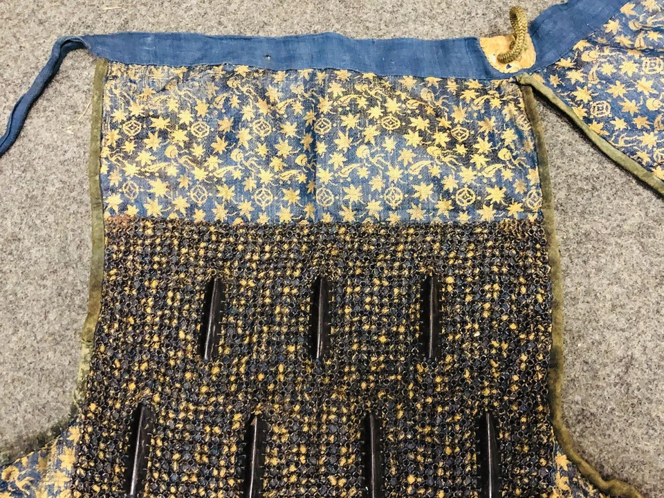 Y5752 YOROI Haidate 铁大腿护卫江户时代日本古董老式装甲装备 — 第 3/4 张图片