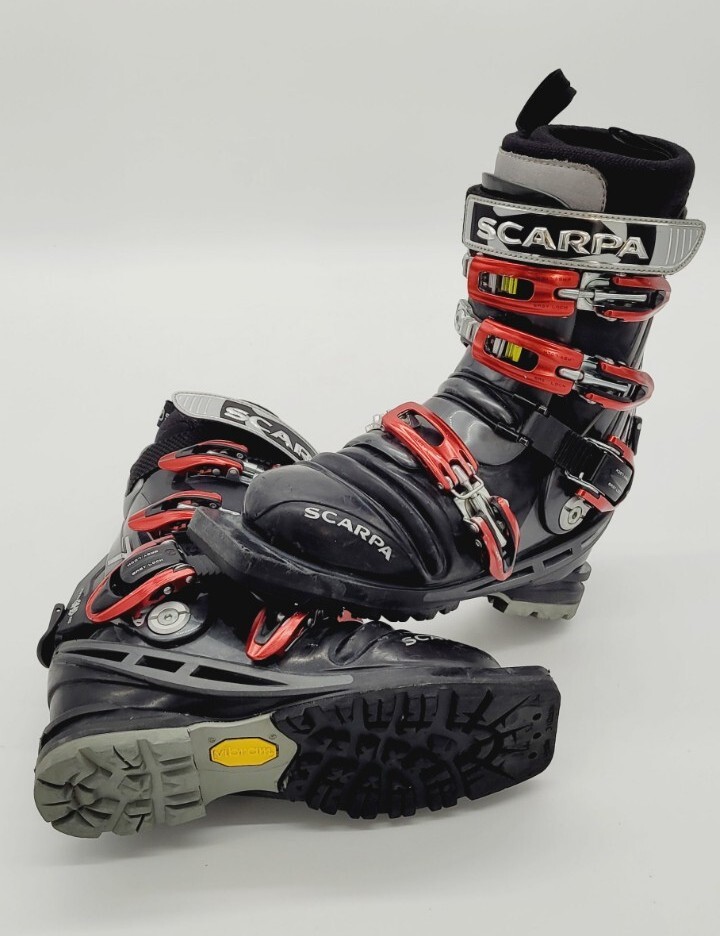 Scarpa T1 Telemark 3 Pin 75mm Ski Boots Black Women's Size 5.5 US eBay