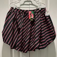 NEW Wicked Movie Target Exclusive Paul Tazewell Striped Bubble Mini Skirt Size M