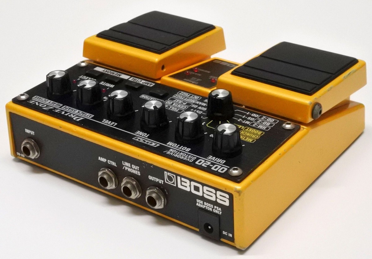 BOSS OD-20 Drive Zone Overdrive Distortion Guitar Effects