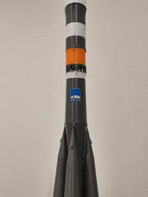 Soyuz 2.1a MS-23 Russian Model Spacecraft Assembled & Kit 1:72