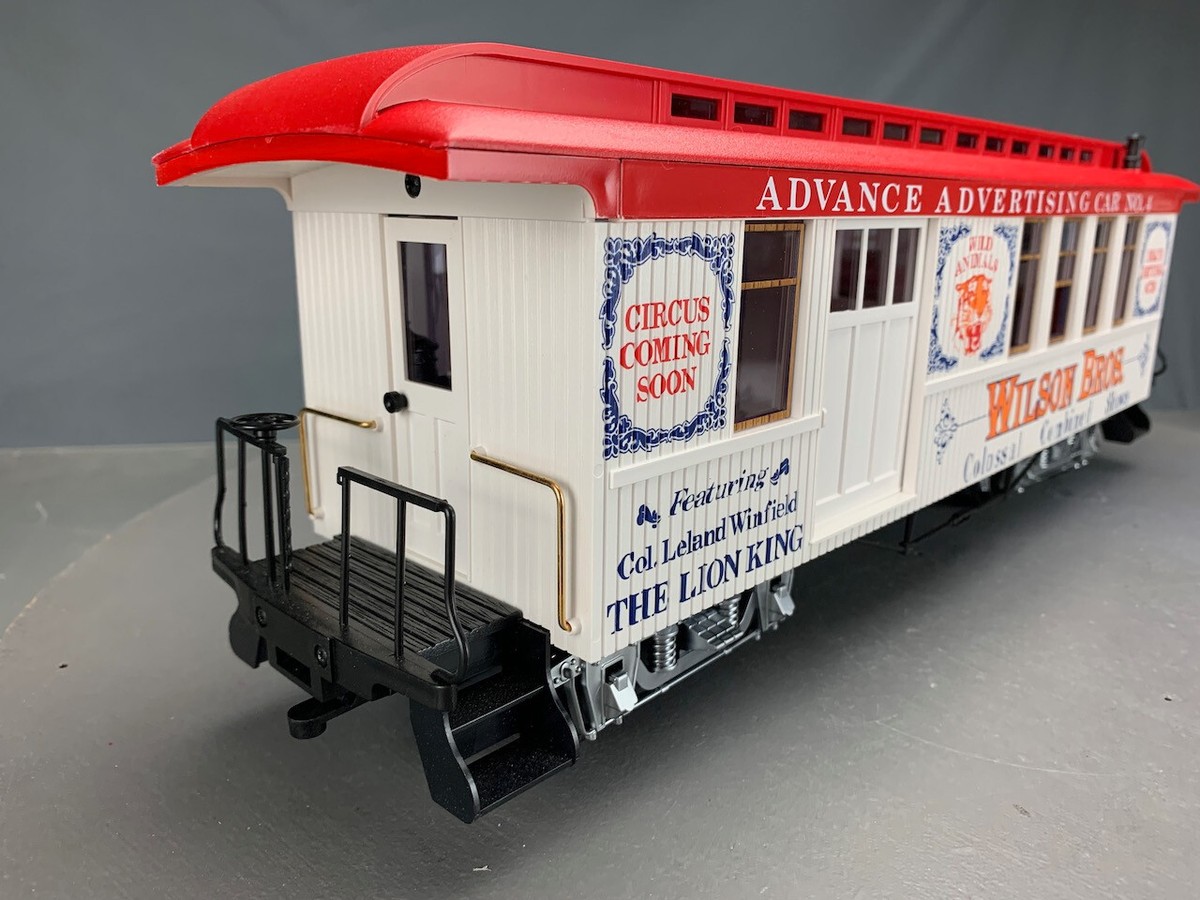 G Scale LGB 3181-Dg Wilson Brothers Circus Combine Passenger Coach