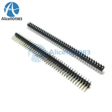 10PCS 40Pin 2.54mm  Double Row Straight Male Pin Header Strip PBC Ardunio