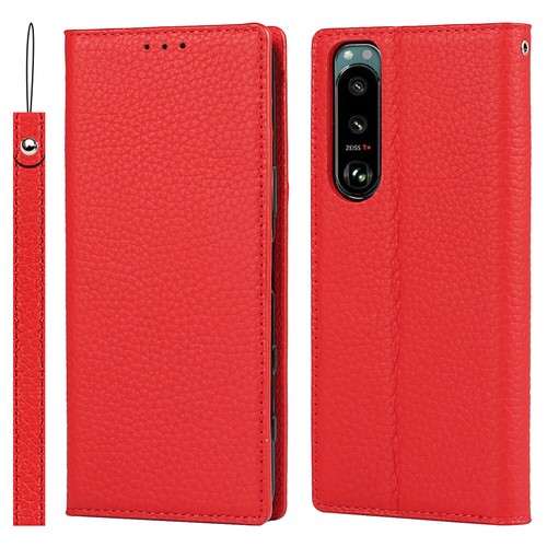 For Sony Xperia 1 VII/5/10/V/IV Genuine Leather UltraSlim Flip Wallet Case Cover - 第 13/18 張圖片