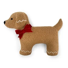 *NEW* Target Bullseye Gingerbread Dog Pillow Christmas Cottage Core Holiday 2025