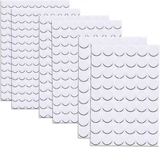 580 Pcs Self-Adhesive Screw Hole Stickers, 6-Table Self-Adhesive Screw Covers Ca