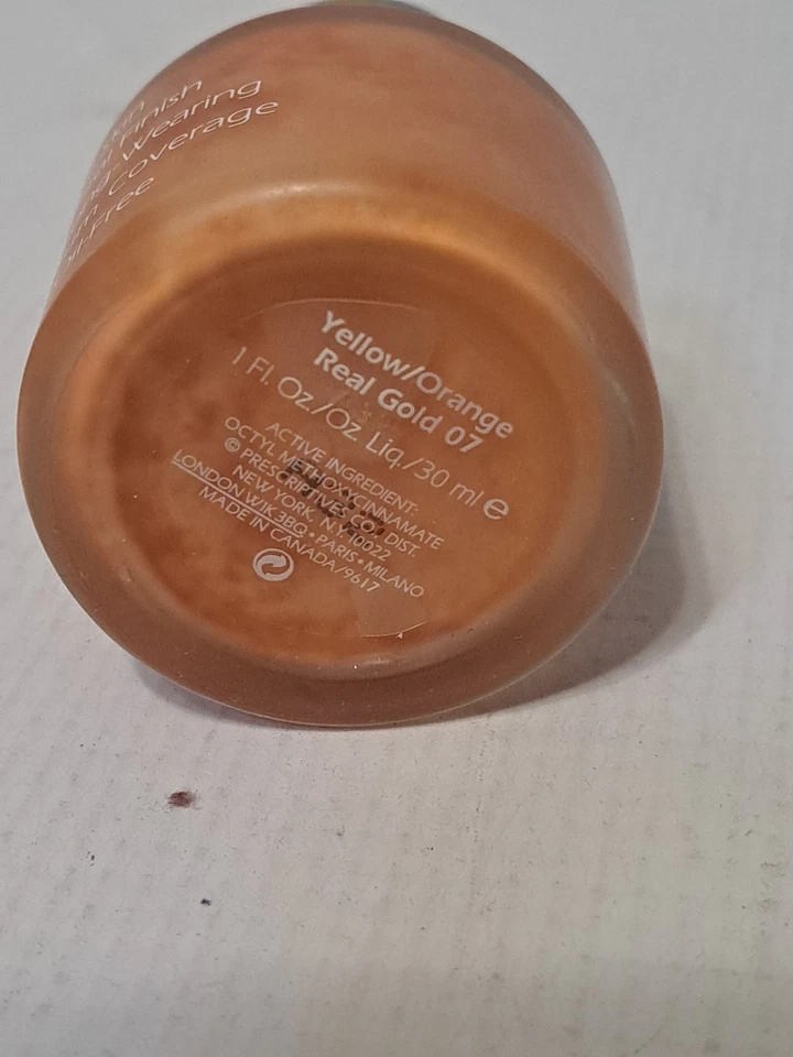 Prescriptives Virtual Skin Super Natural Finish Yellow/Org REAL GOLD 07 - 1 Oz. - Image 4 of 4