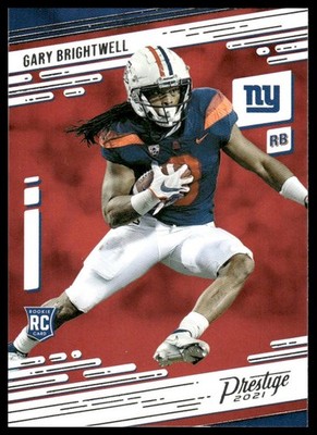 2021 Panini Prestige #290 Gary Brightwell RC Rookie New York Giants