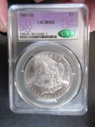 1882-CC Morgan $1 Silver Dollar - Carson City - CAC MS62 BEAUTIFUL BUMBLE BEE