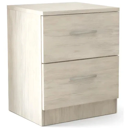 Settimino a 6 Cassetti Bianco Lucido Cassettiera Alta in Legno per Camera